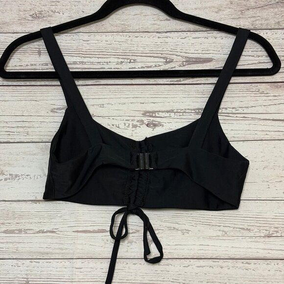 🍗 Princess Polly Black Crop Top Size 6 - Picture 4 of 5